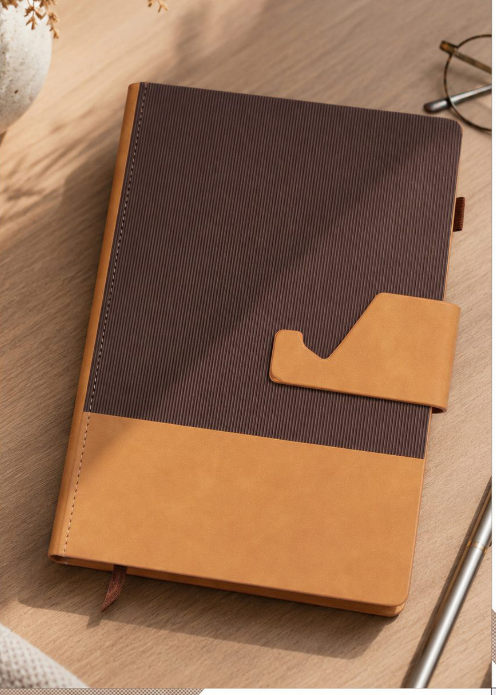 V-747 Signature Stitched Edge Corporate Journal